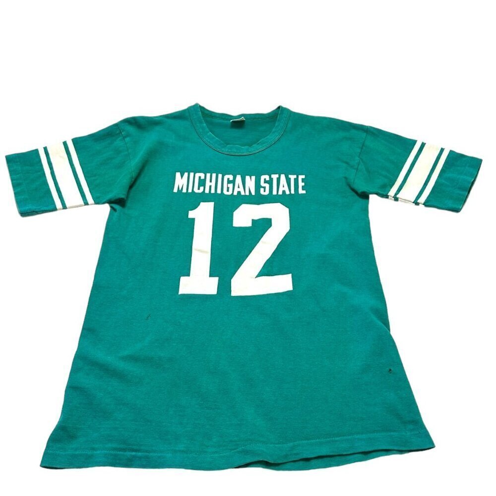 Vintage 1970’s Champion Michigan State University Tee USA Size L